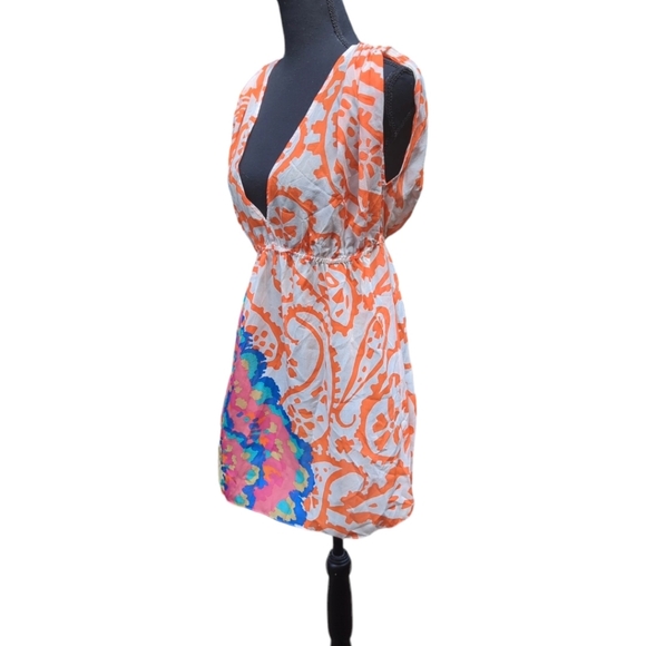 Tibi Silk Dress Beach Cover up Vacation Cruise Dress in Sz Small - Picture 5 of 16